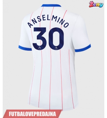 Lacne Ženy Futbalové dres Chelsea Aaron Anselmino #30 2026-27 Krátky Rukáv - Tretina
